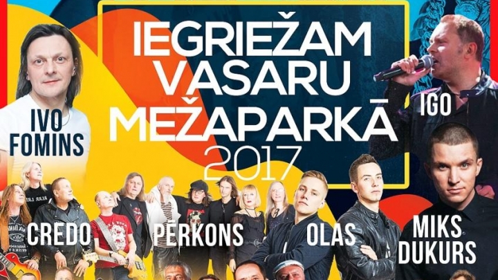 Lielkoncerts IEGRIEŽAM VASARU MEŽAPARKĀ! Jubilāriem ieeja bez maksas