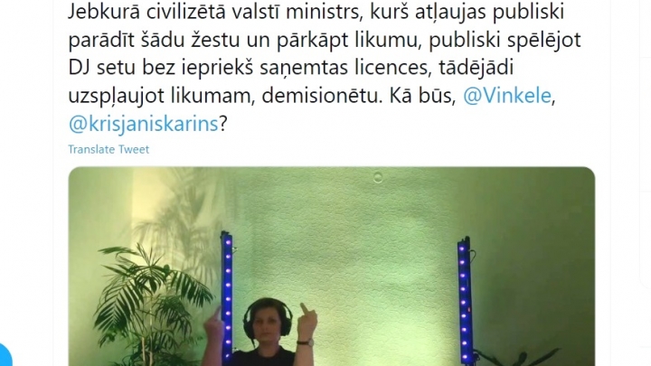 Ilze Viņķele nācijai nekaunīgi parāda vidējos pirkstus. Kivičs ārdās un 'uzcep' nosodījuma dziesmu ministrei