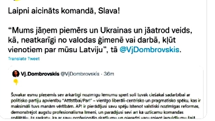 Dombrovskis nodēvēts par prostitūtu