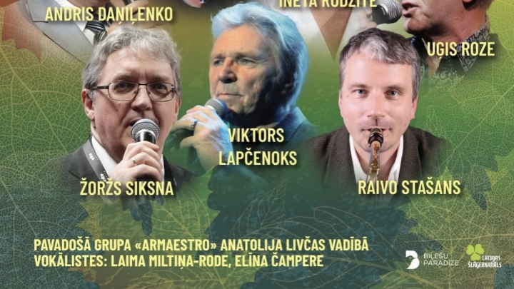 Uz krāšņajiem koncertiem Nāk rudens apgleznot Latviju ielūdz Žoržs Siksna, Igo, Andris Daņiļenko, Viktors Lapčenoks, Ineta Rudzīte,Uģis Roze