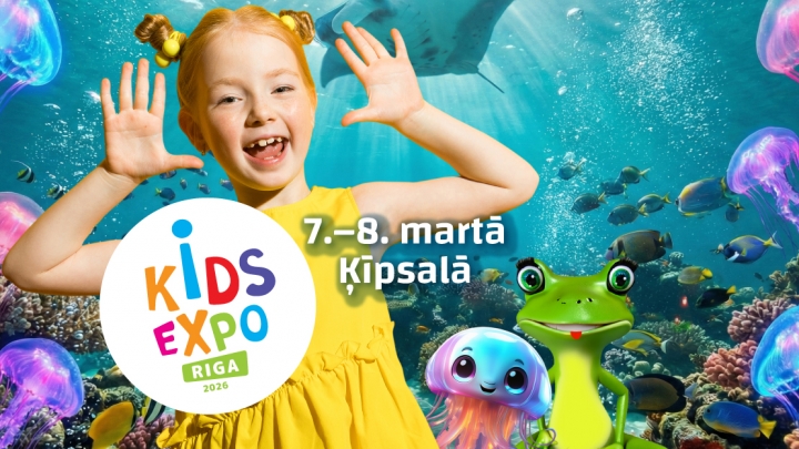 Satiec Tutu klātienē Ķīpsalā! Ielec zemūdens piedzīvojumos un izmēģini ugunsdzēsēju - glābēju auto krāšņajā izstādē Kids Expo Riga 2026!