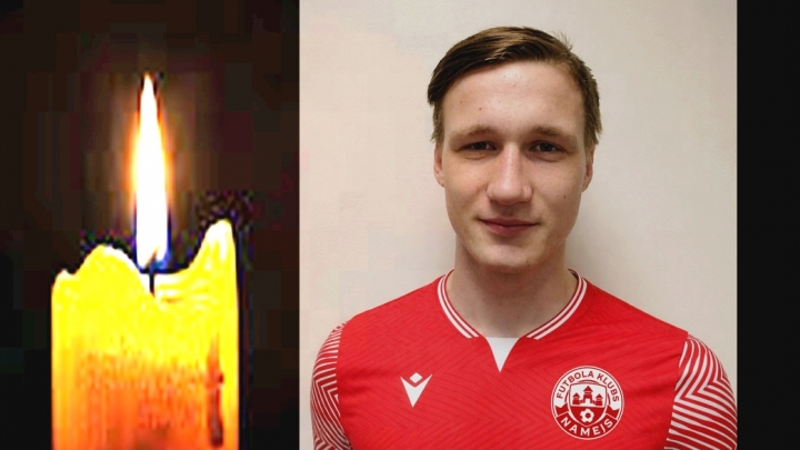 24 gadu vecumā mūžībā aizsaukts talantīgais latviešu futbolists Artūrs Meirāns