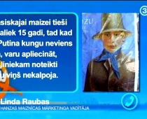 Uz latviešu maizes attēlota Vladimira Putina seja