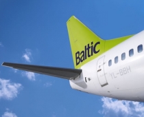 airBaltic Rīgā uzņem Bombardier CSeries lidmašīnu